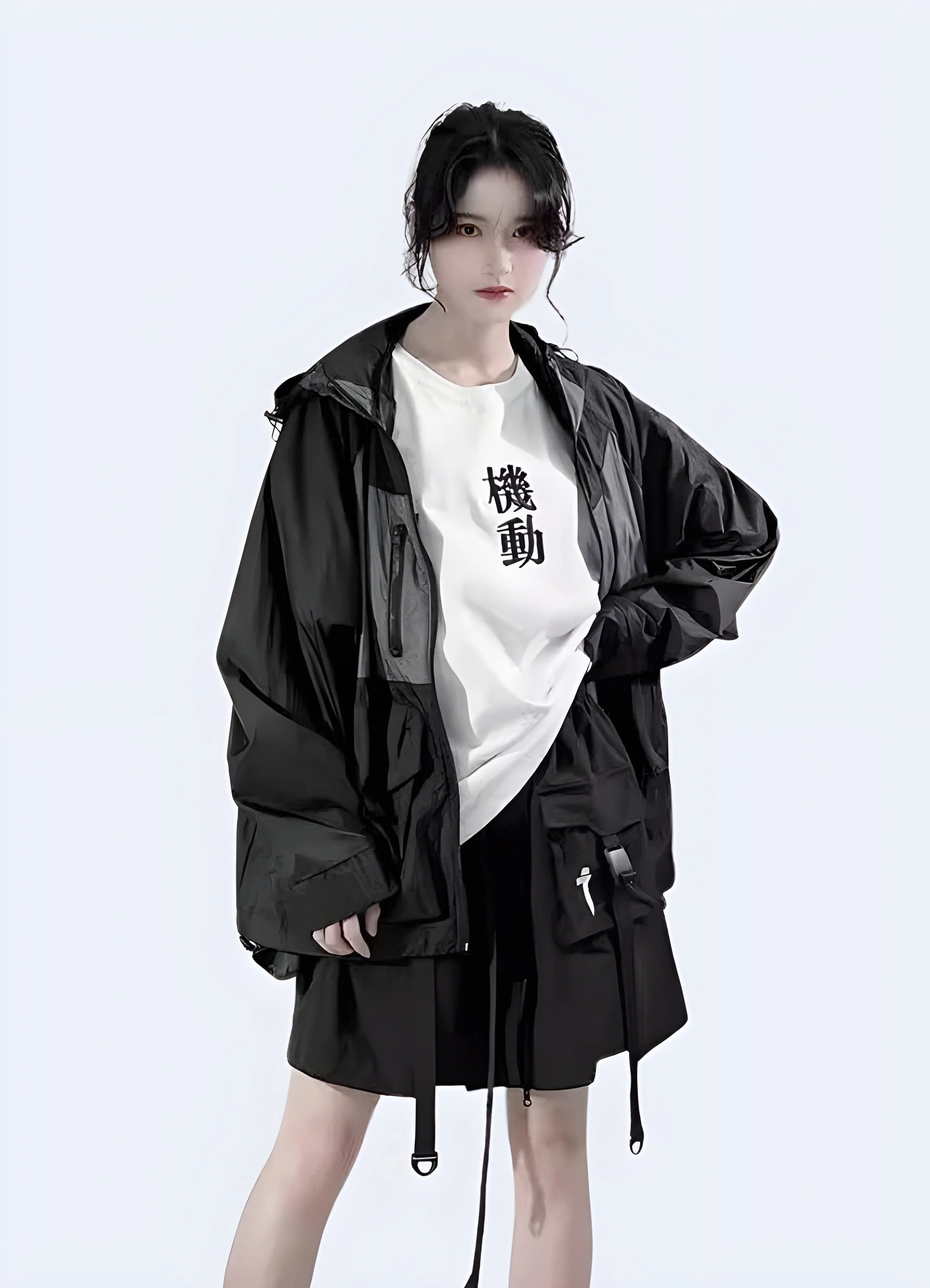 Techwear Women Skirt with Functional Pockets - Image 2
