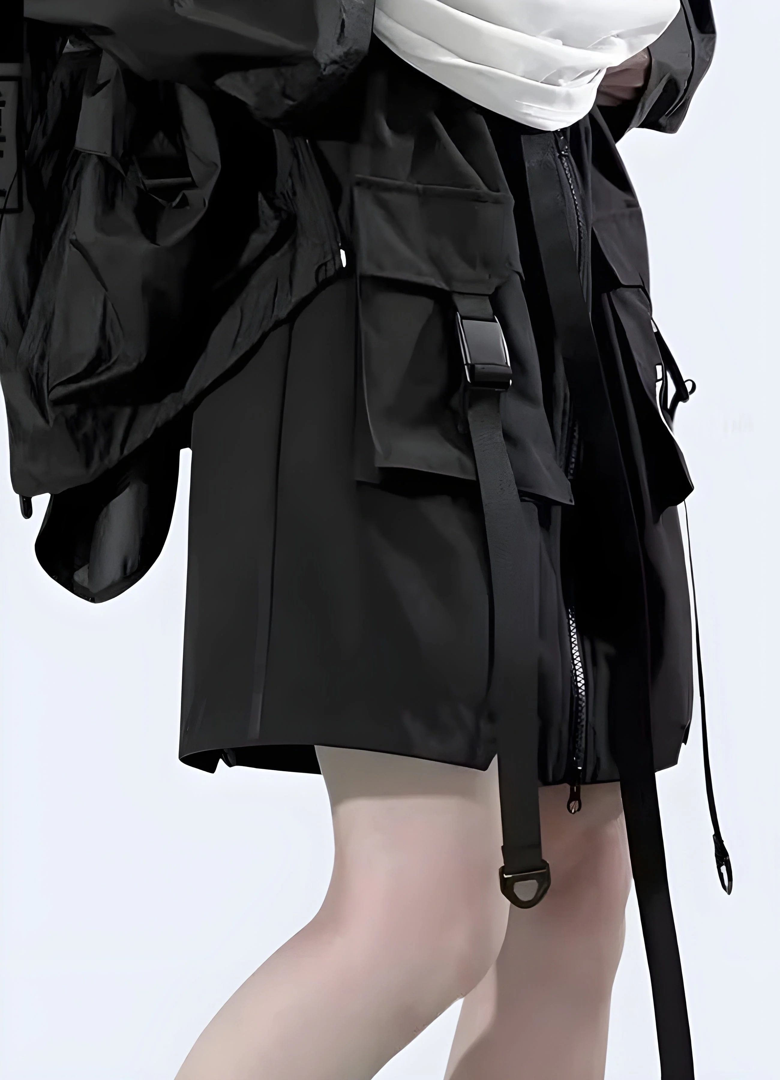 Techwear Women Skirt with Functional Pockets - Image 4
