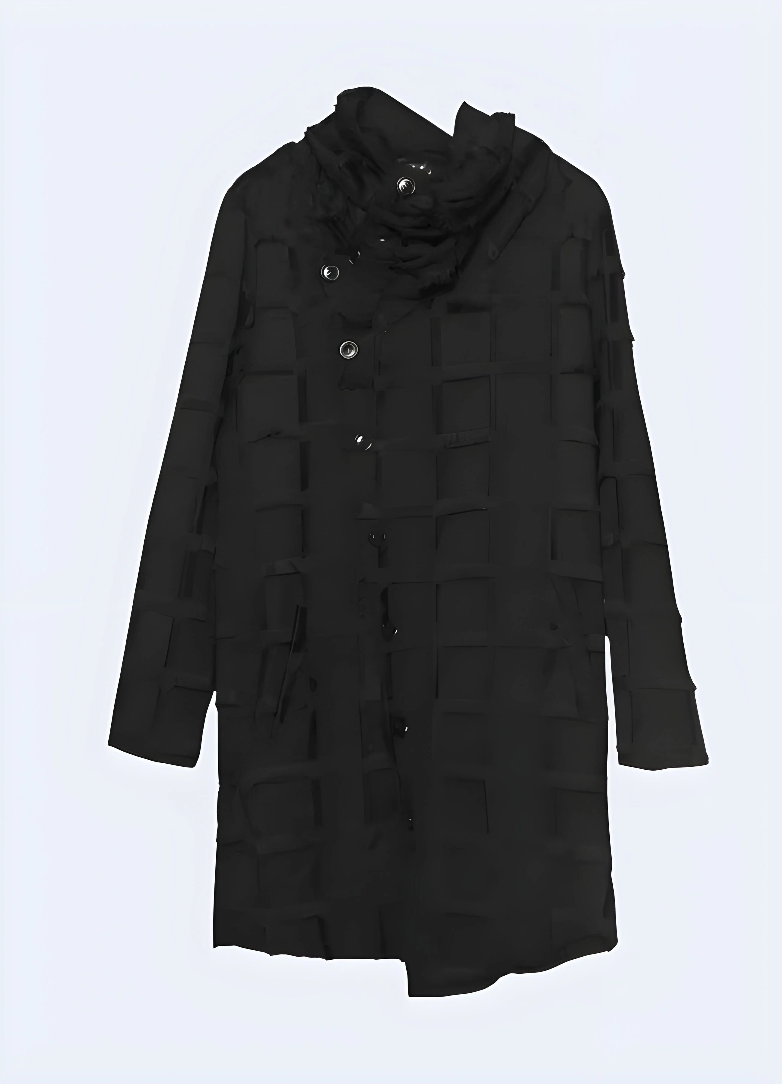 Trench Coat With Turtleneck - Image 4