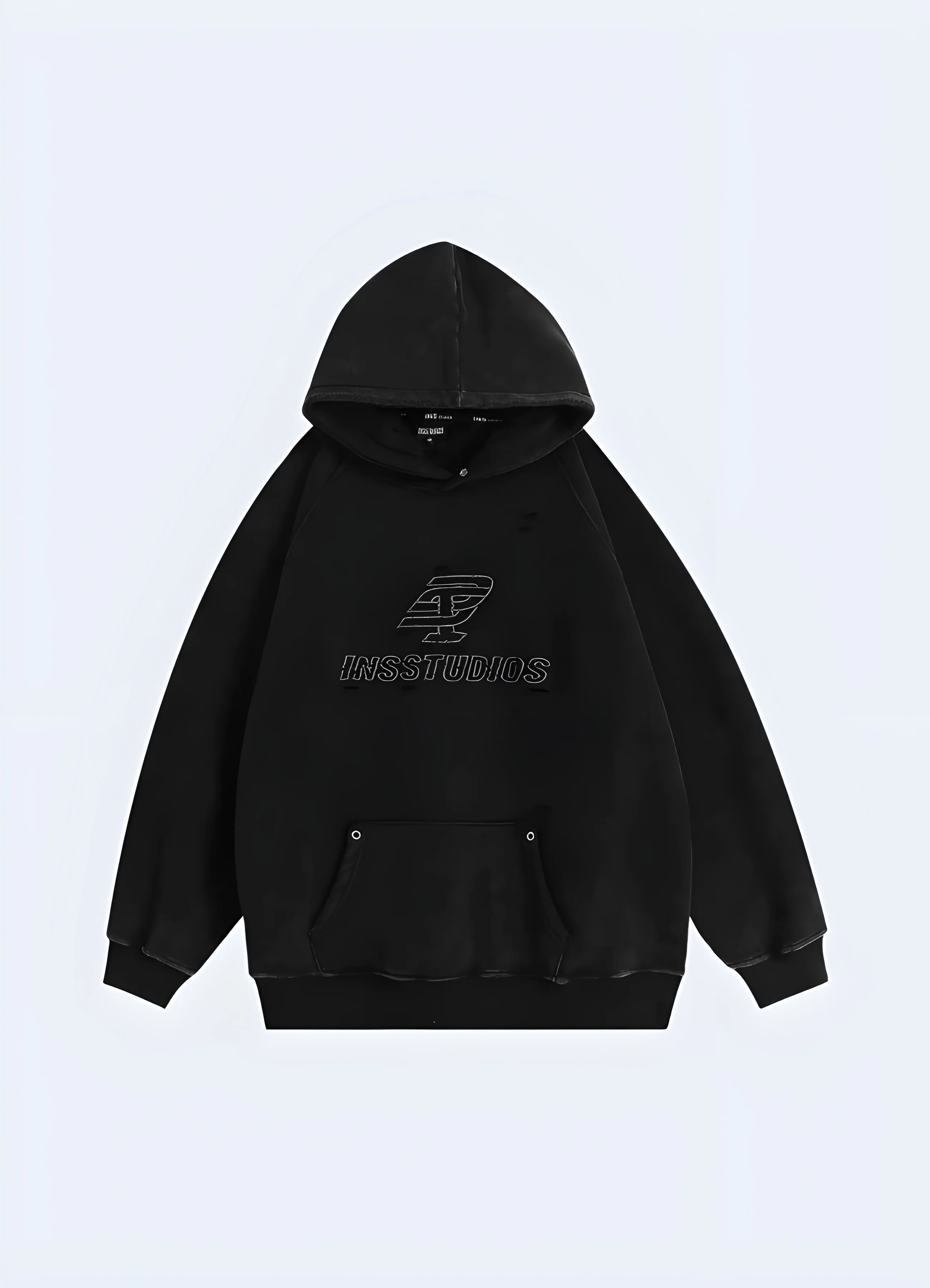 Vintage Black Hoodie - Image 3