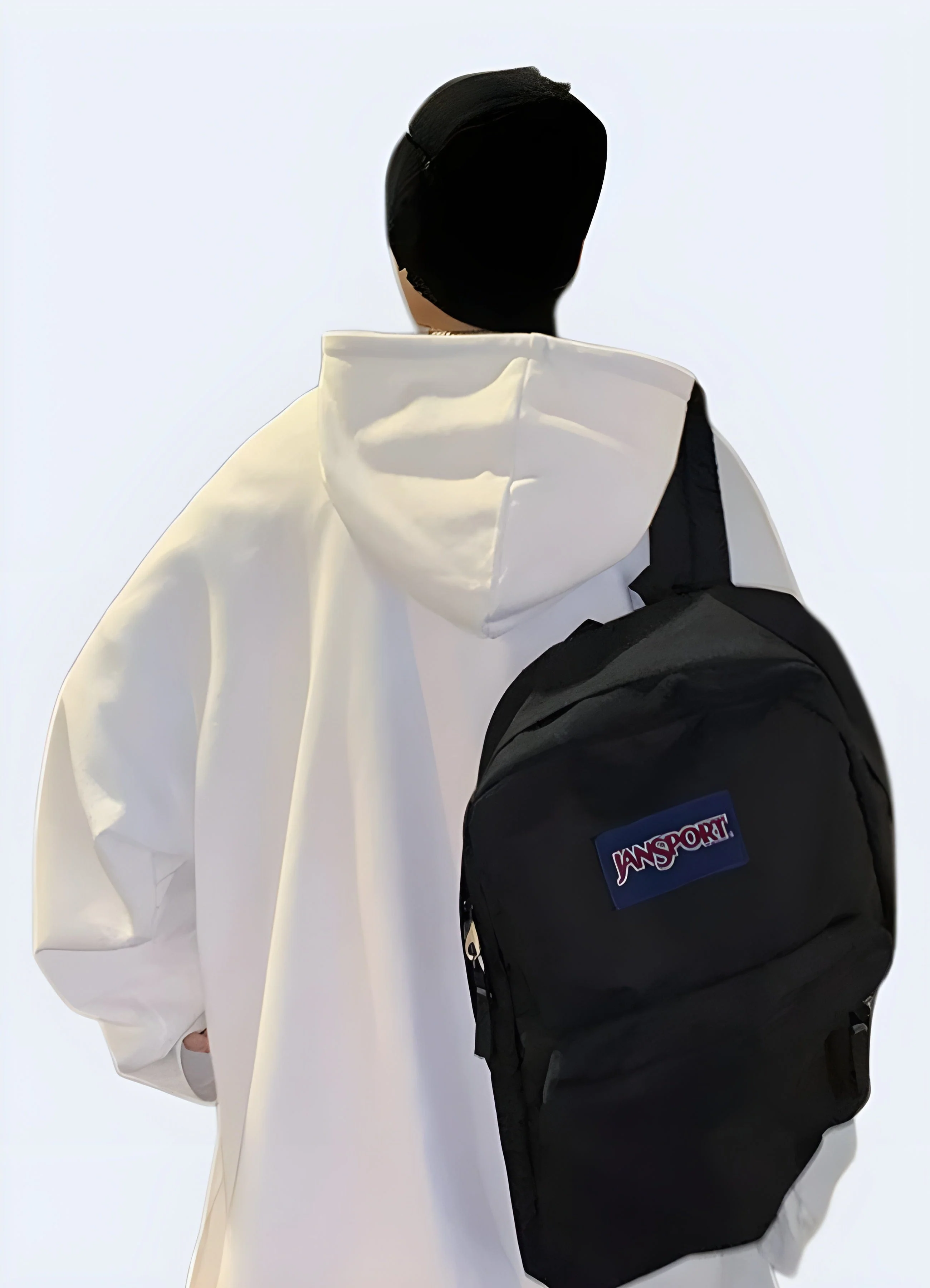 White Techwear Hoodie - Image 2