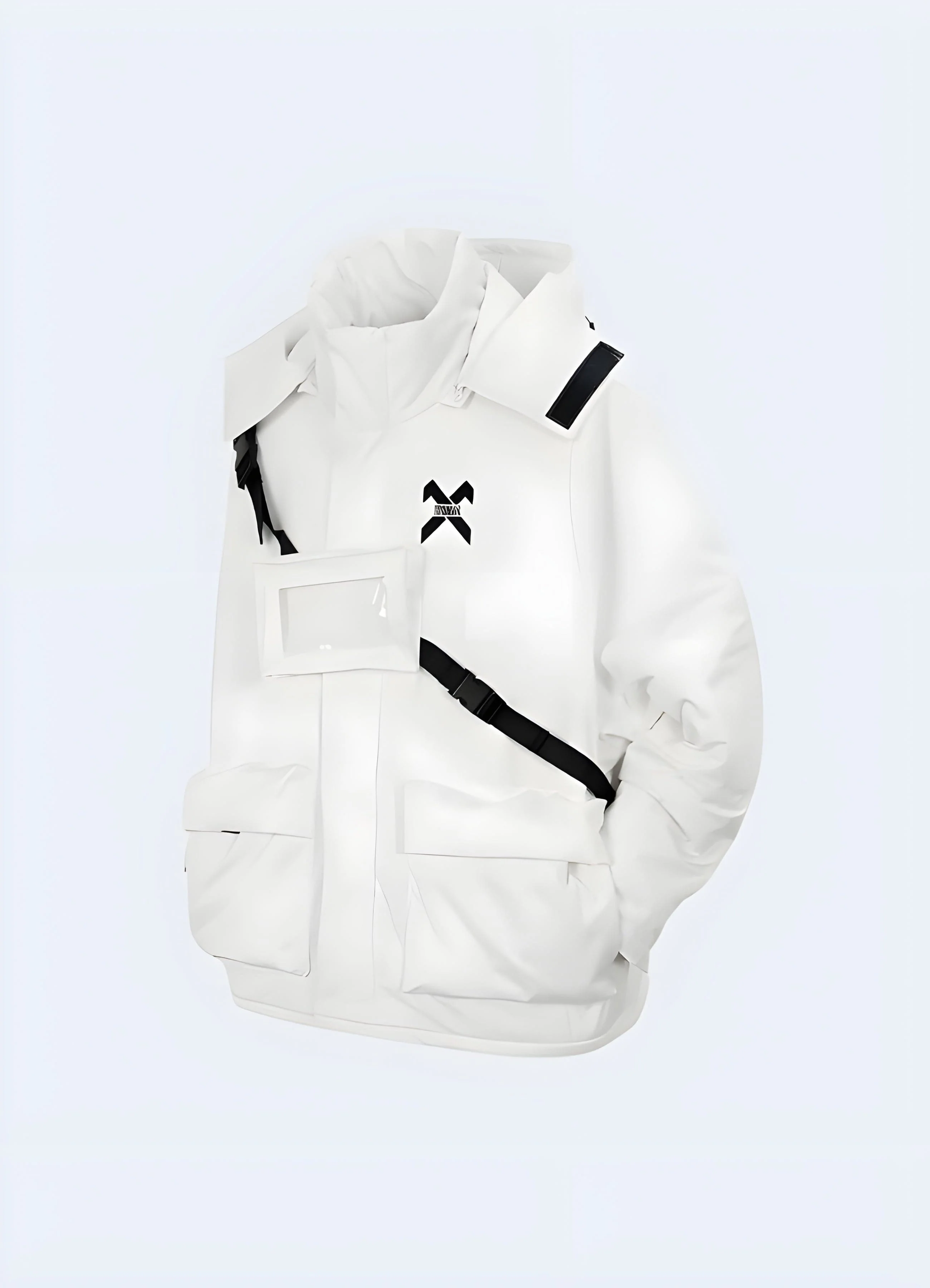 White Techwear Jacket - Image 2