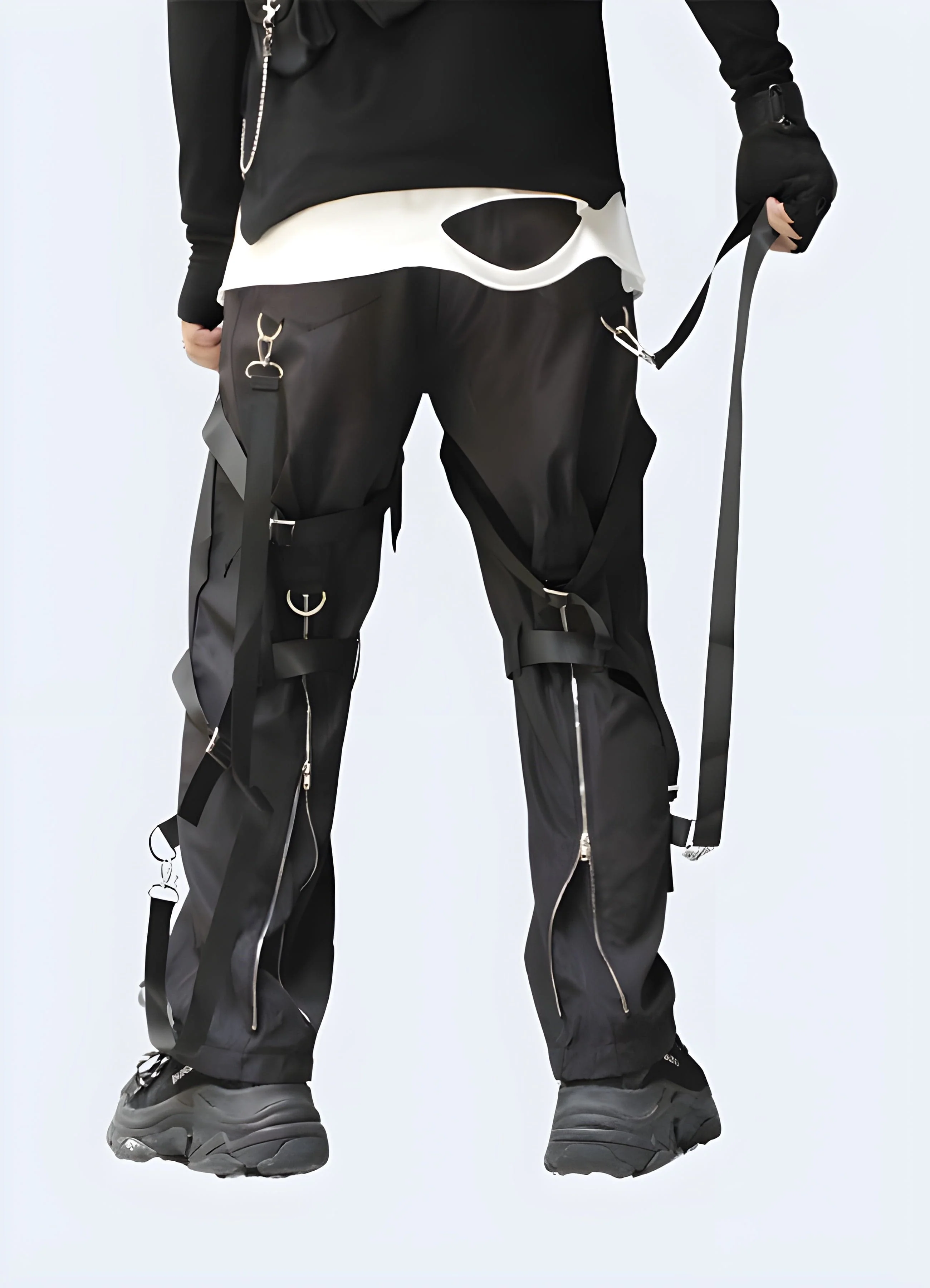 Wide Leg Cargo Pants - Image 2
