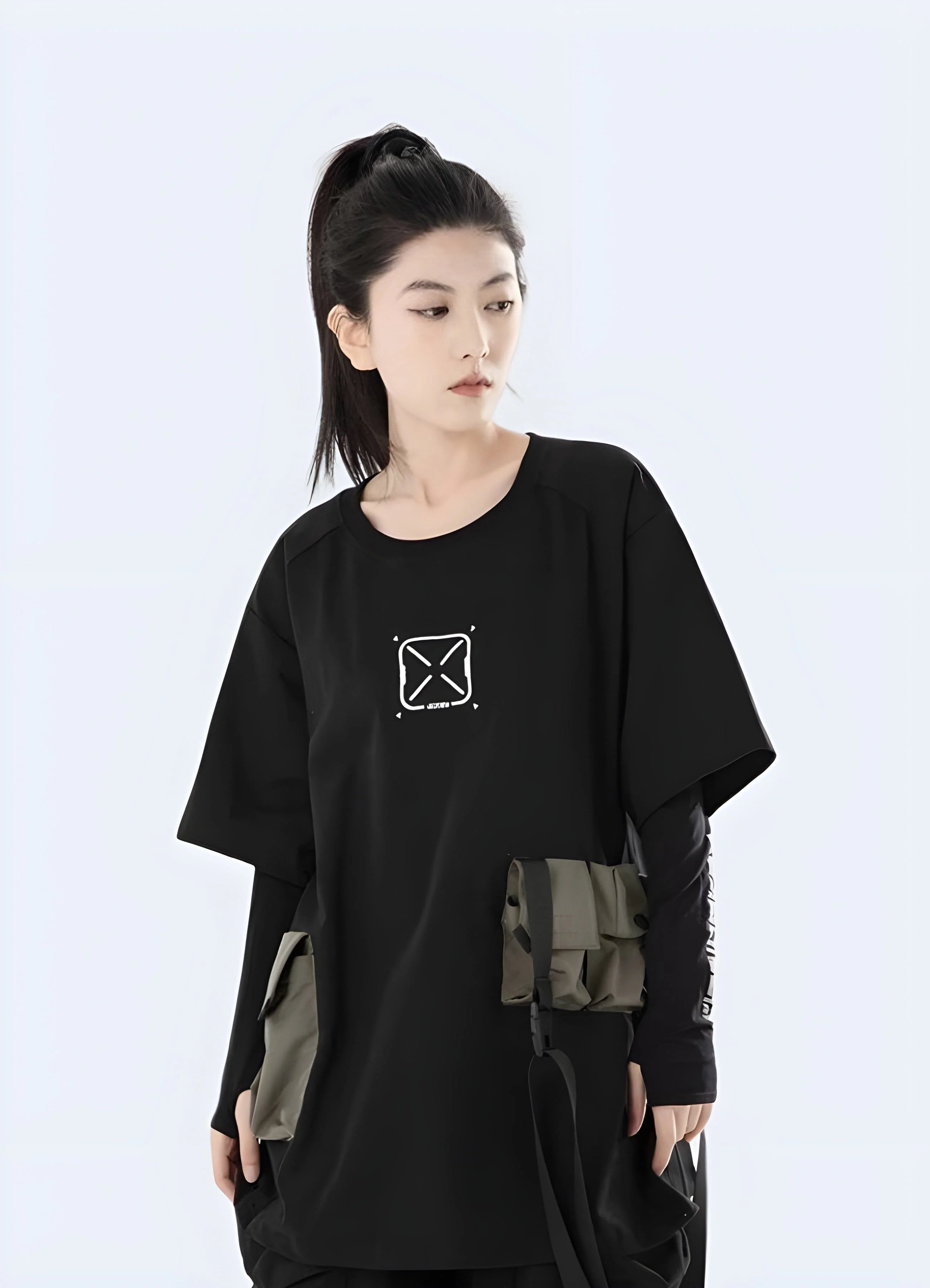 Women's Tactical Shirt with Pockets - Image 2