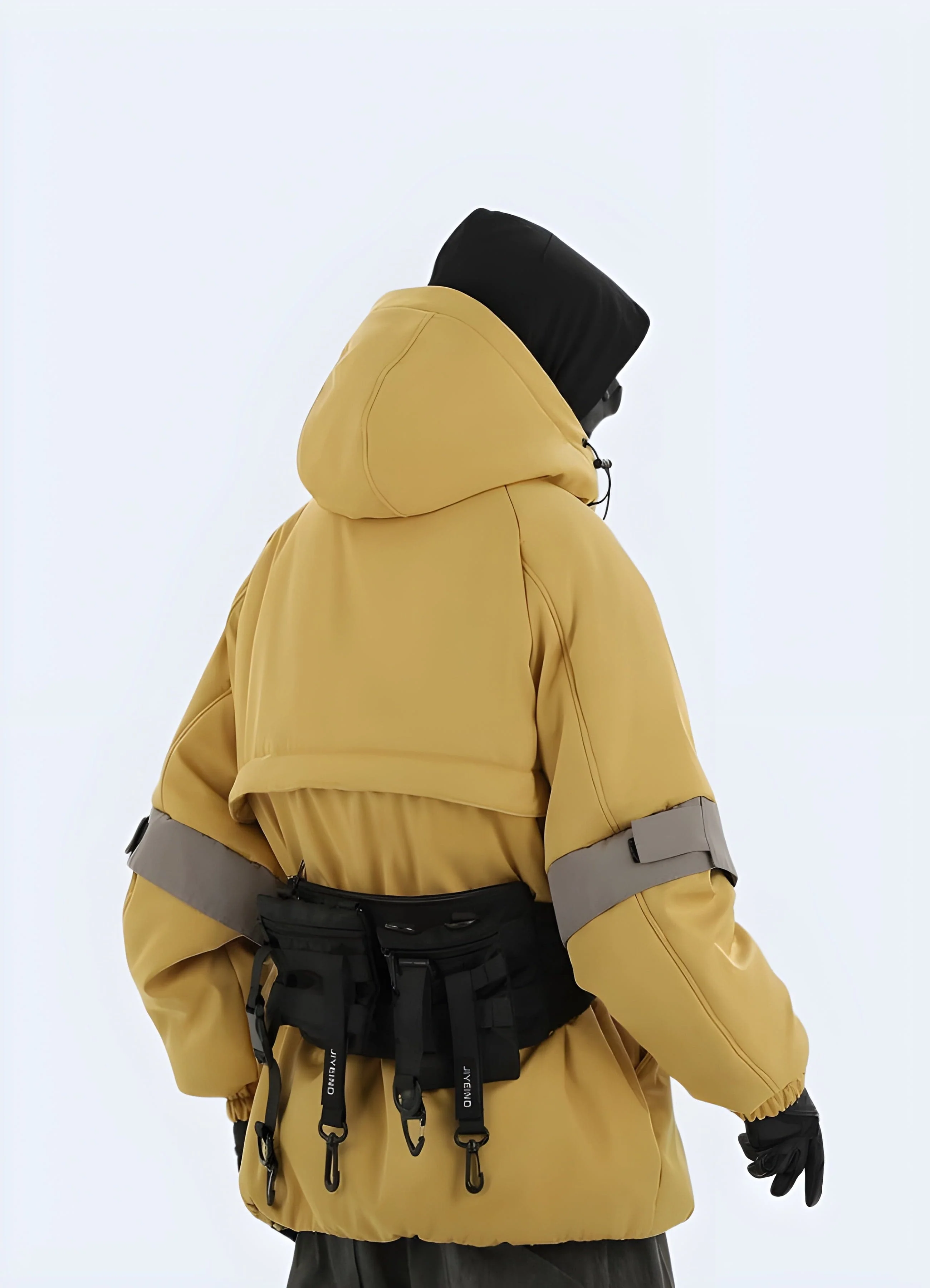 Yellow Techwear Jacket - Image 3