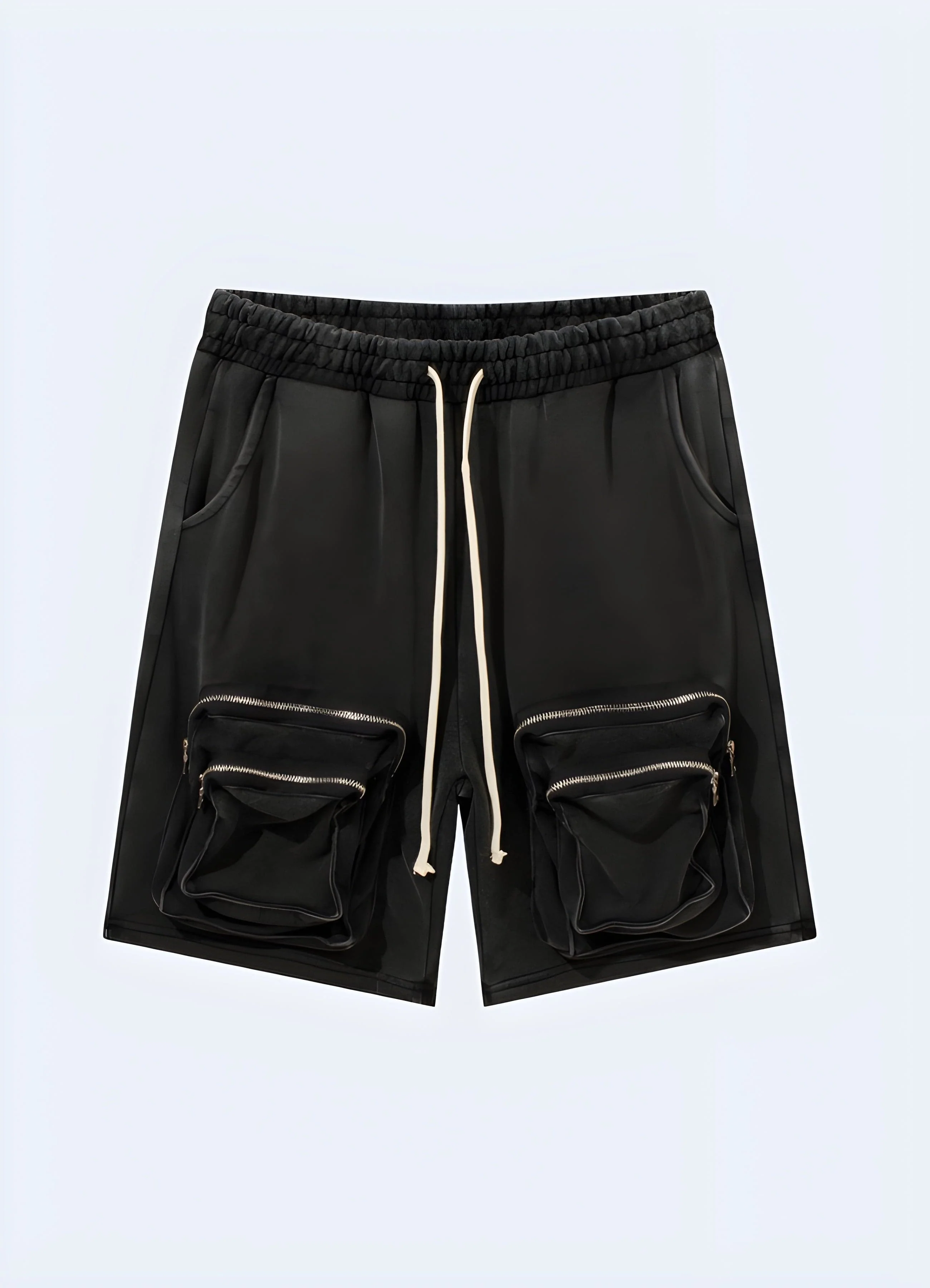 Zipper Cargo Shorts - Image 2